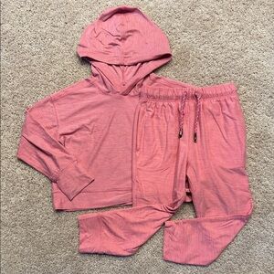 Hanna Andersson Coral Pink Loungewear Set